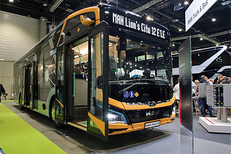 MAN Lions City auf der Messe BUS2BUS 2026. Foto: Bernd Kittendorf, 2026