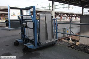 Ein Hublift in Göteborg Centralstation