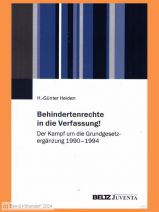 Buch: Behindertenrechte in die Verfassung! Buch: Behindertenrechte in die Verfassung!