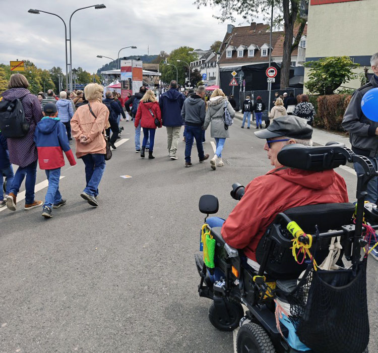 Bernd Kittendorf auf der Veranstaltung in Saarbrücken, Foto: Claudia Kittendorf-Wolf, 2025