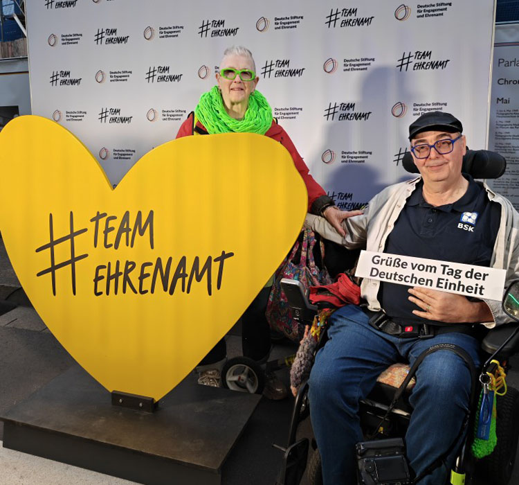 Claudia Kittendorf-Wolf und Bernd Kittendorf am #TeamEhrenamt, 2025